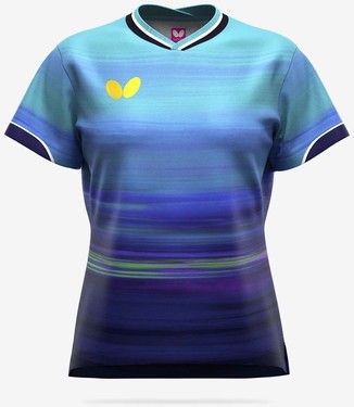 Butterfly Infiria2 Lady Shirt - Sky-Blue