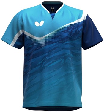 Butterfly Laulie Shirt - Sky-Blue