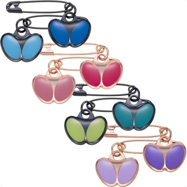 Butterfly Lemiddle Safety Pin