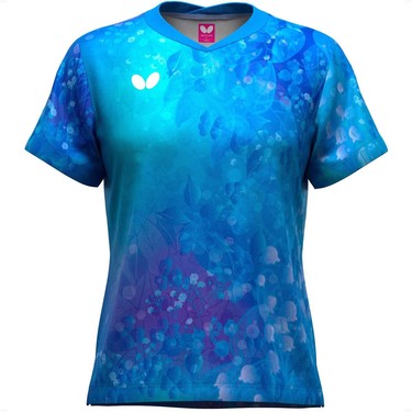 Butterfly Lowiness Lady Shirt - Blue