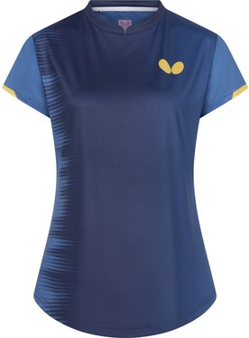 Butterfly Nagoya Lady Shirt - Blue