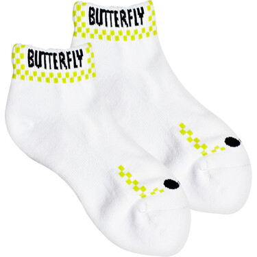 Butterfly Patnarl Socks - Lime Green