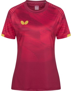 Butterfly Puro Lady Shirt - Red