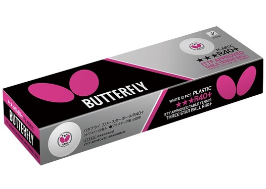 Butterfly 3-Star Ball R40+ - Pack of 12 - Megaspin