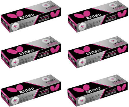 Butterfly 3-Star Ball R40+ - 72 Balls