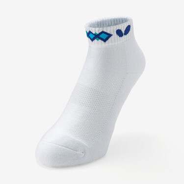 Butterfly Stela Socks - White/Blue