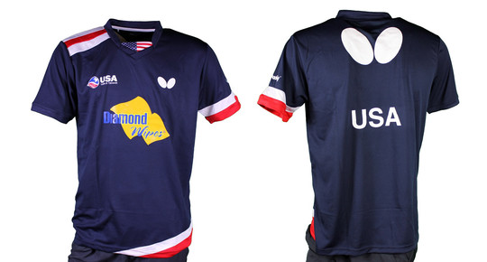 Butterfly Team USA 2019 - Men's Shirt - Navy