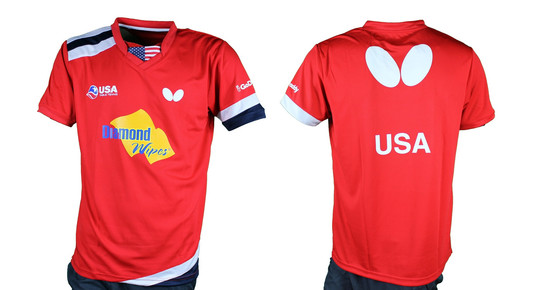 Butterfly Team USA 2019 - Men's Shirt - Red