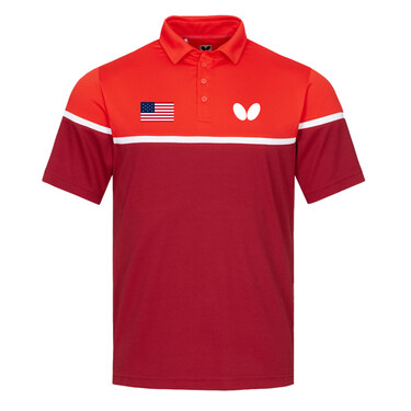 Butterfly Team USA 21-23 Shirt - Red