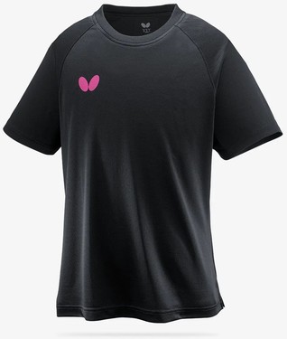 Butterfly Winlogo T-Shirt II - Black-Rose