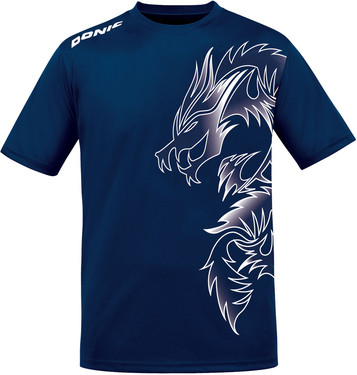 Donic Dragon T-Shirt - Navy/White