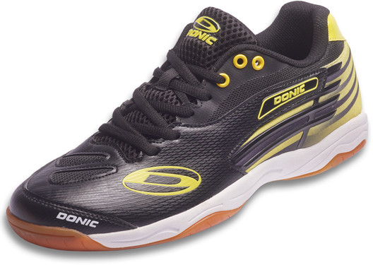 Donic Spaceflex Shoes - Black/Yellow