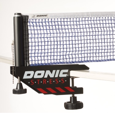 Donic Stress Net and Post - Black with Blue Net