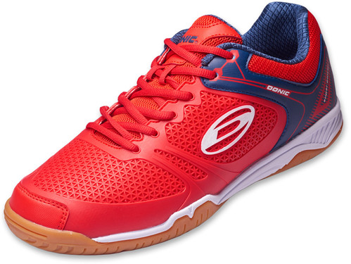 Donic Ultra Power II Shoes - Red/Navy