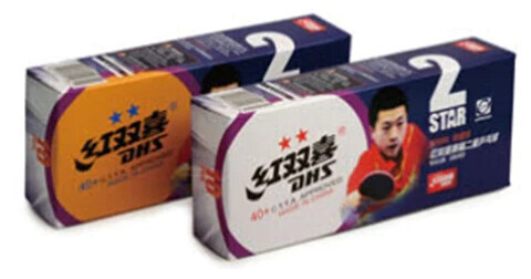 DHS 2-Star 40+ - Plastic Table Tennis Balls - Pack of 10