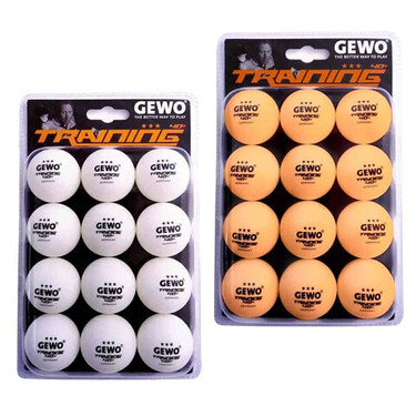 GEWO 3 Star 40+ Training Balls - Pack of 12