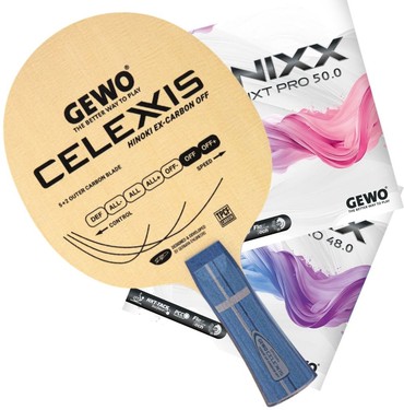 GEWO Celexxis Hinoki Ex-Carbon w/Iconixx Hybrid HXT Pro 50 and 48