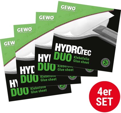 GEWO HydroTec Duo Glue Sheets - Pack of 4