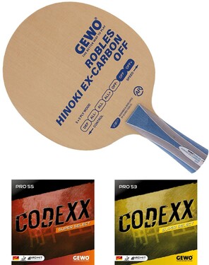 GEWO Robles Hinoki Ex-Carbon w/Codexx Superselect Pro 55 and 53