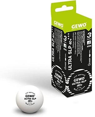 GEWO Ultra SLP 40+ 3-Star Balls - Pack of 3