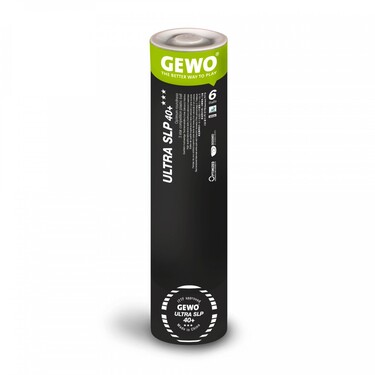 GEWO Ultra SLP 40+ 3-Star Balls - Pack of 6 w/Reusable Tube