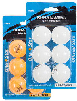 JOOLA Essentials Table Tennis Balls - Pack of 6