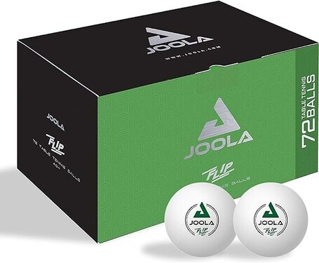 JOOLA Flip Balls Seamless Poly Balls - Pack of 72 