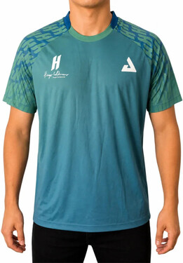 JOOLA Hugo Calderano Gradient Monogram Raglan Shirt - Azul