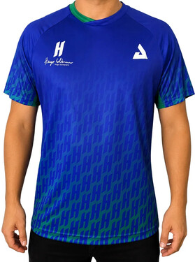 JOOLA Hugo Calderano Monogram Crossover Raglan Shirt - Azul