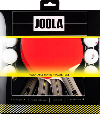 JOOLA Helio 4-Player Table Tennis Set