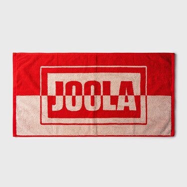 JOOLA Small Wordmark Towel - Poppy Red/Sandstone