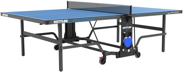 KETTLER Berlin Pro Outdoor Bundle w/4-Racket Set, Balls and Storage Cover