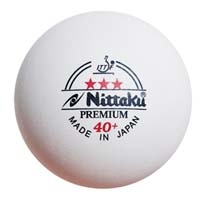 Nittaku 3-Star Premium 40+ Poly Ball - Pack of 3