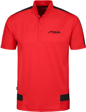 Stiga Creative Polo Shirt - Red/Black