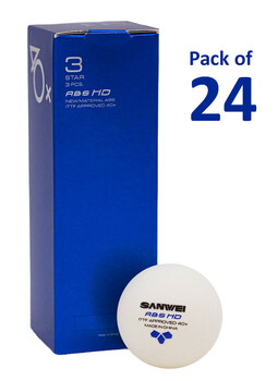Sanwei ABS HD 3-Star balls - Pack of 24