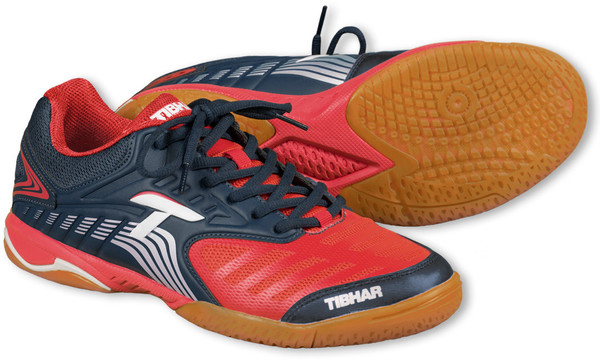 Tibhar Blizzard Speed Shoes - Navy/Red