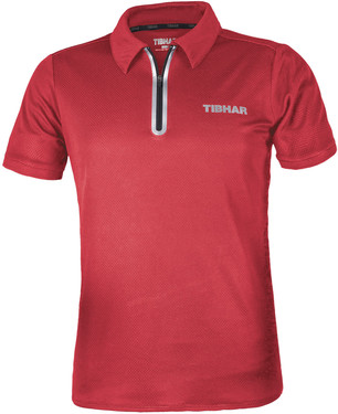 Tibhar Globe Polo Shirt - Red