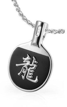 Vinqui Table Tennis Dragon Pendant