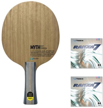 Yasaka Myth Soft Carbon w/Rakza 7 and Free Case