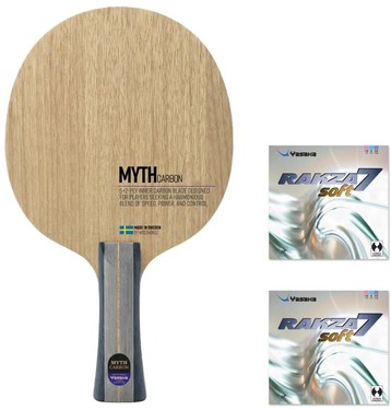 Yasaka Myth Soft Carbon w/Rakza 7 Soft and Free Case