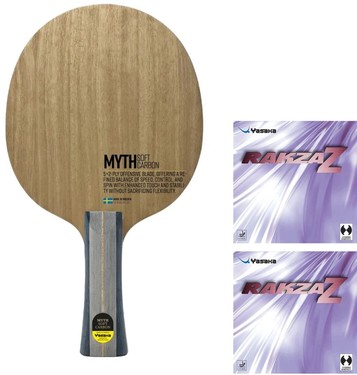 Yasaka Myth Soft Carbon w/Rakza Z and Free Case